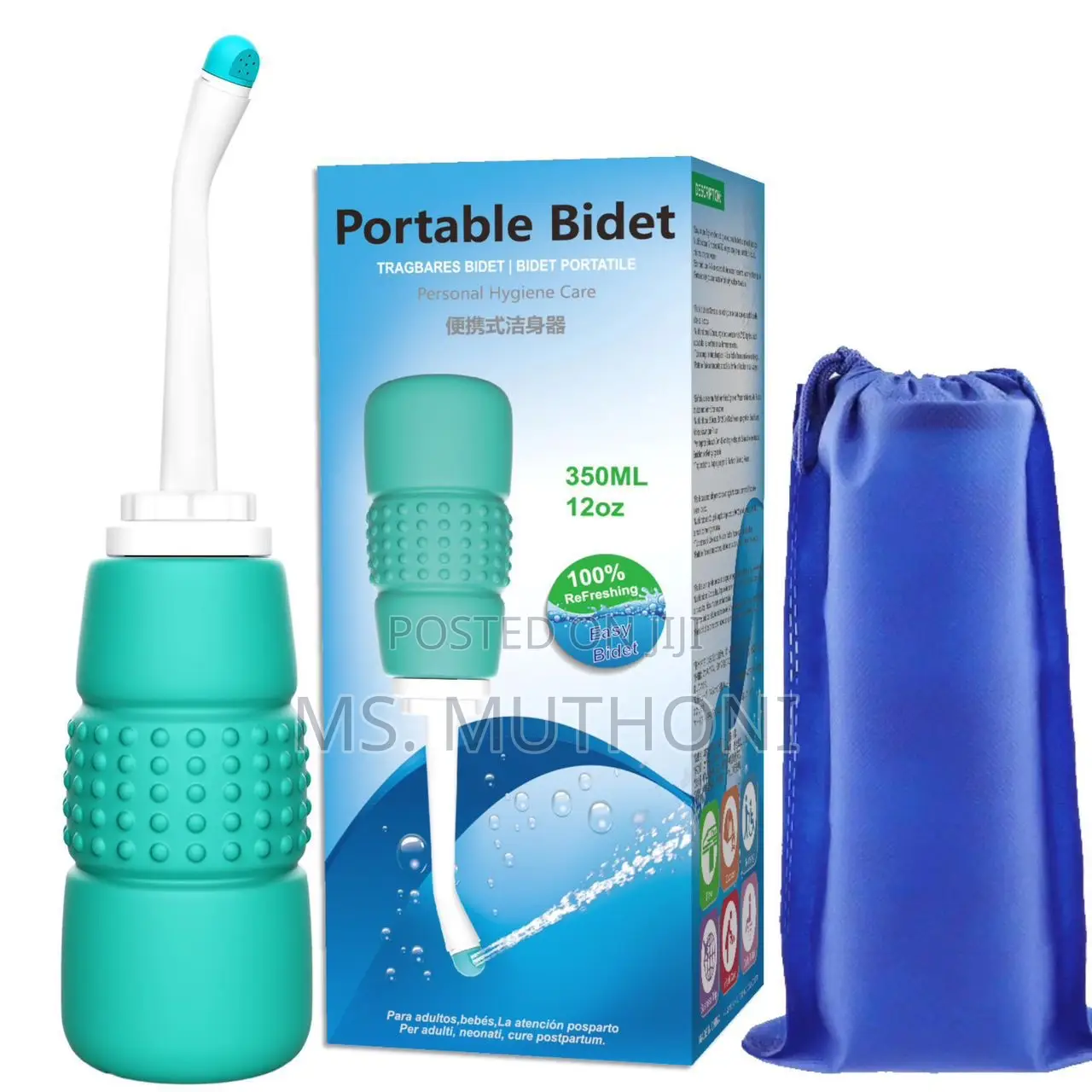Portable Bidet With Antislip Handle