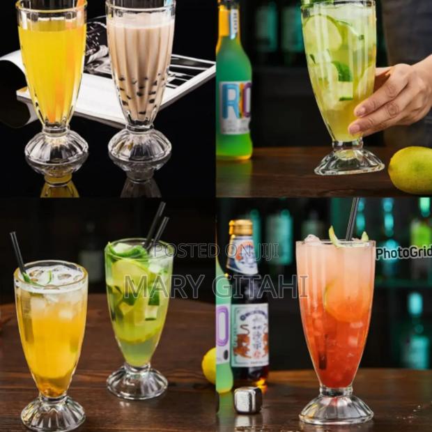 6glassesmilkshake/ Cocktail Glass