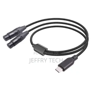 Female XLR to Usb C Cable,Usb C to Dual XLR Female Mic Cable,Dual Mic