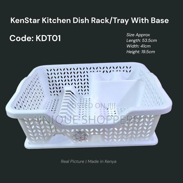 Kenstar Kitchen Dish Rack/Tray With Base