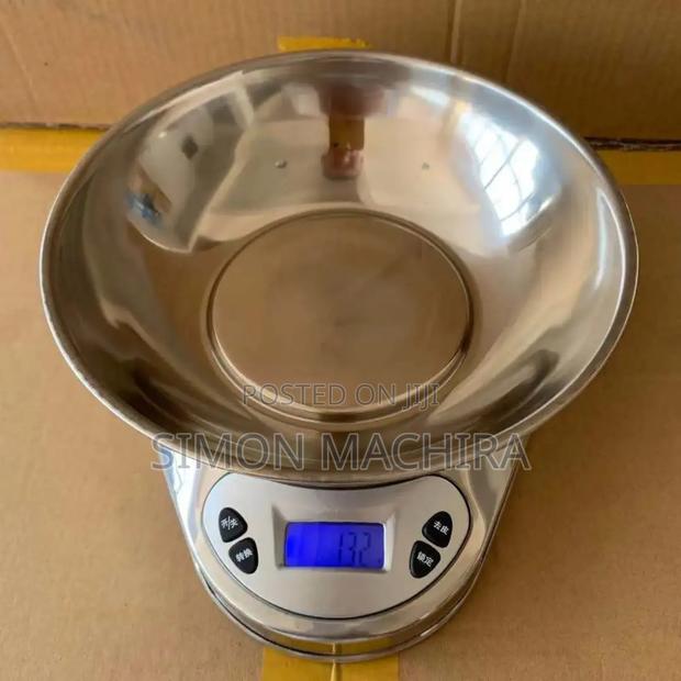 5kg Stainless Steel Kitchen Scale With Bowl