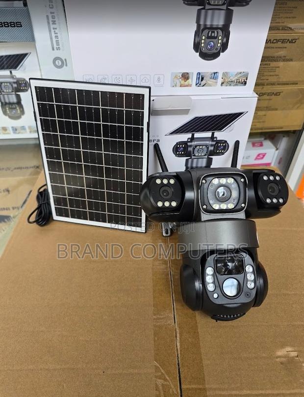 Wifi Triple Lens Solar V380 PTZ Camera
