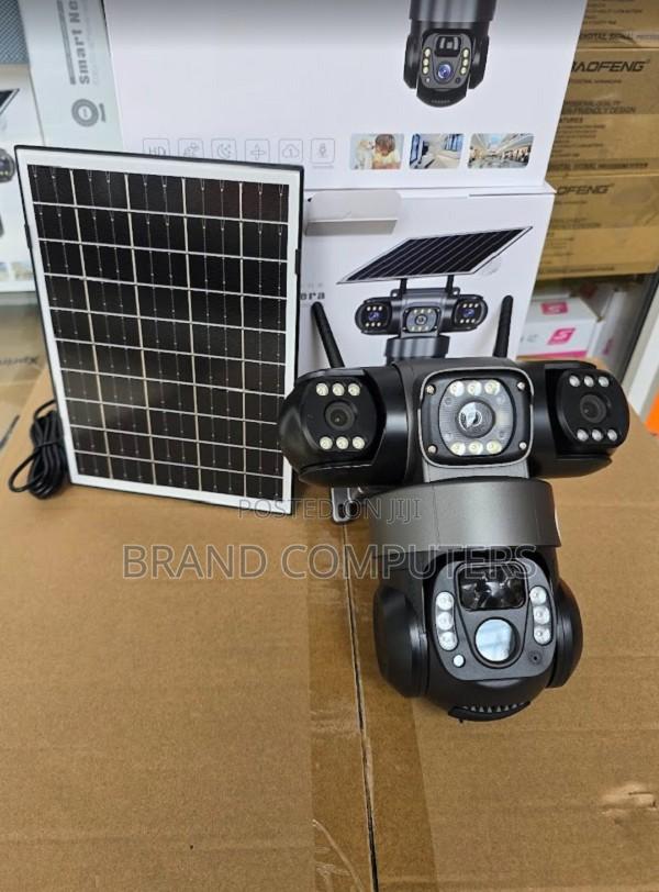 360 Triple Lens Solar Wifi Enabled Security Camera