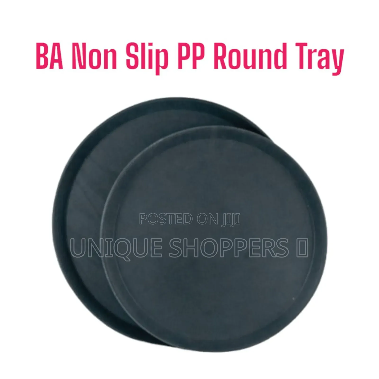 Bon Appetit Non Slip Pp Round Tray.