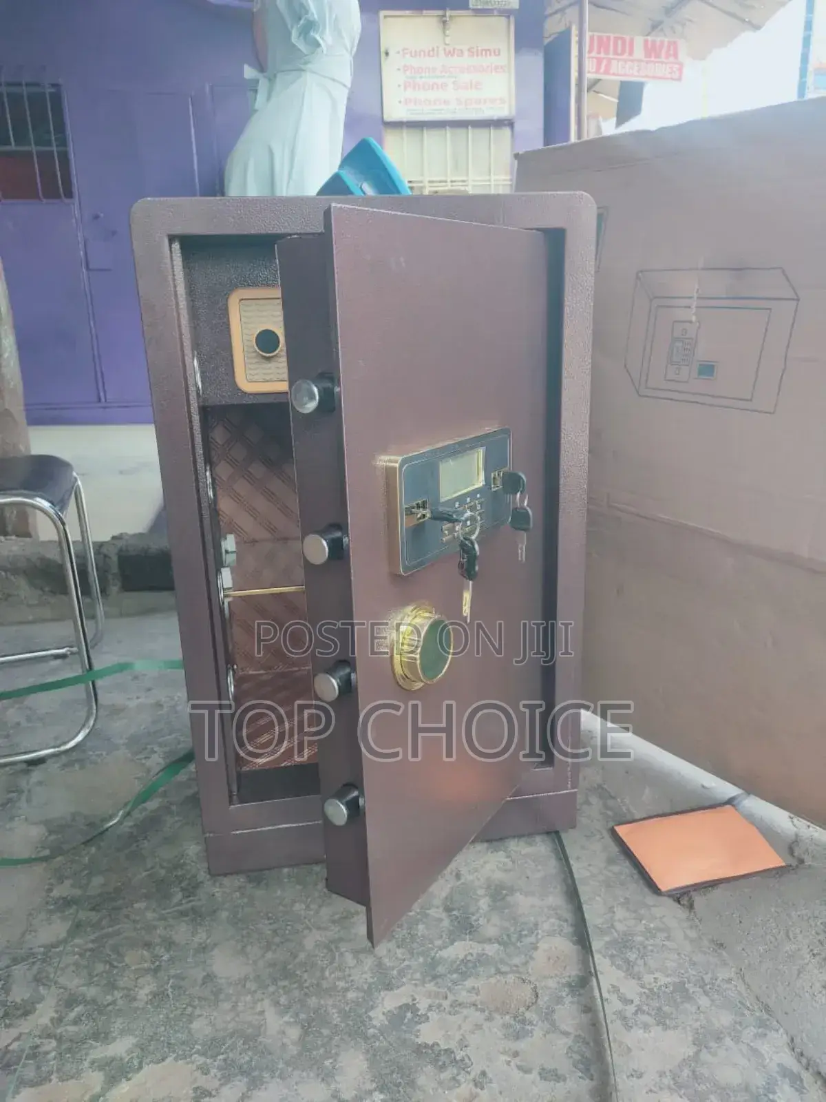 Essential Darkbrown Safe Box