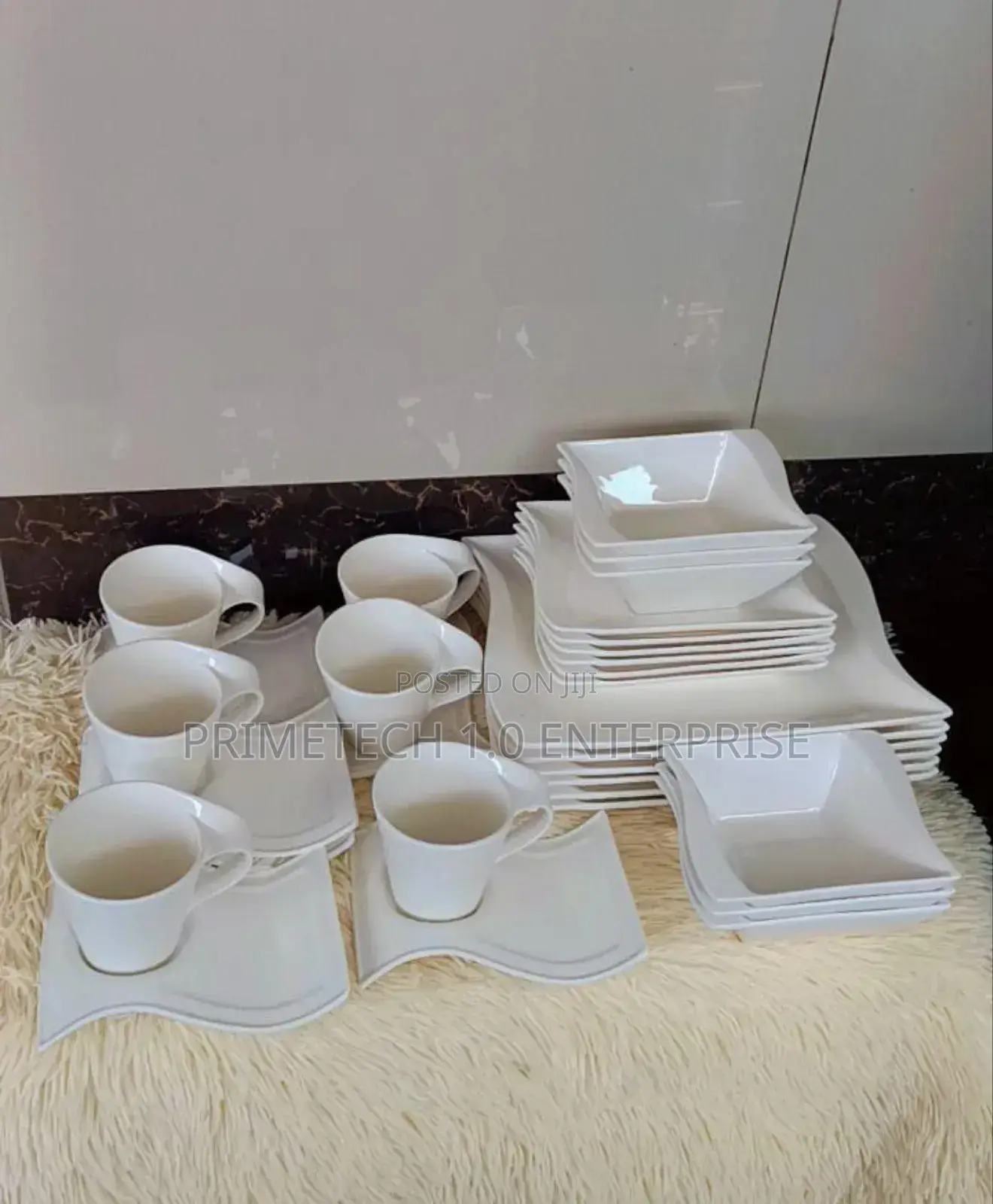 36pcs Wavy Dinner Set