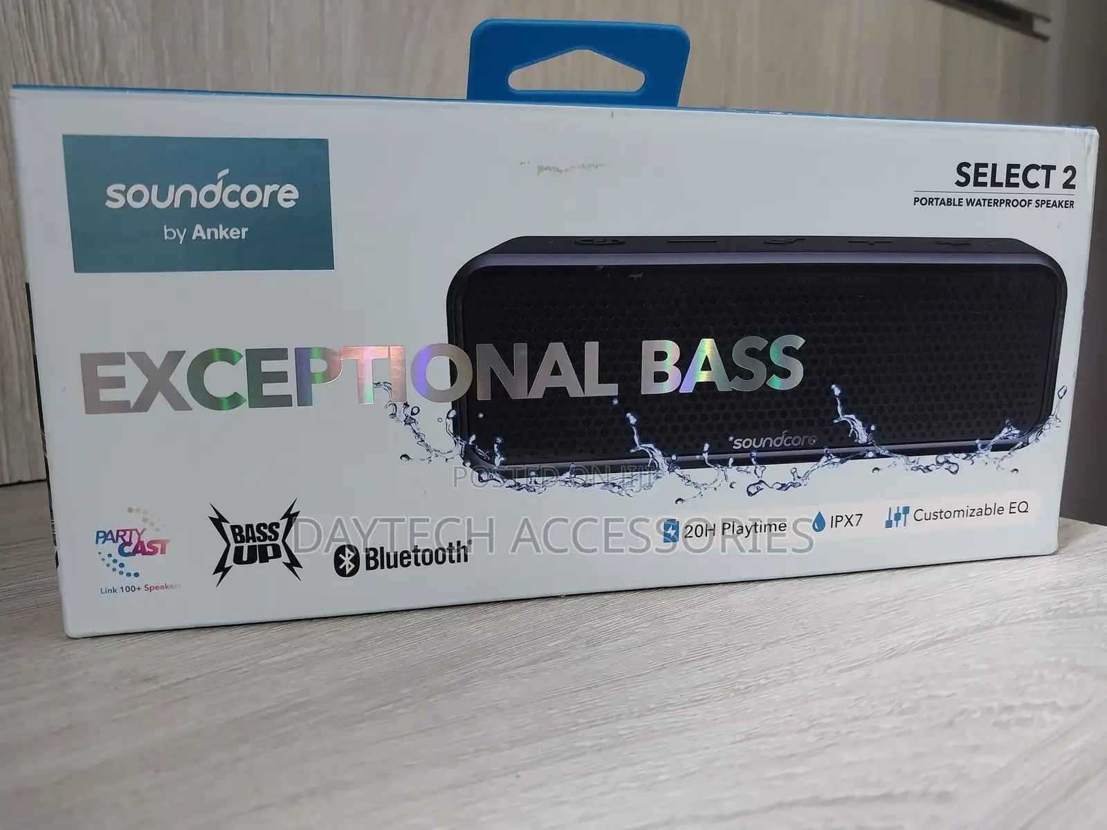 Anker Soundcore Select 2 Bluetooth Portable Water Resistant Speaker
