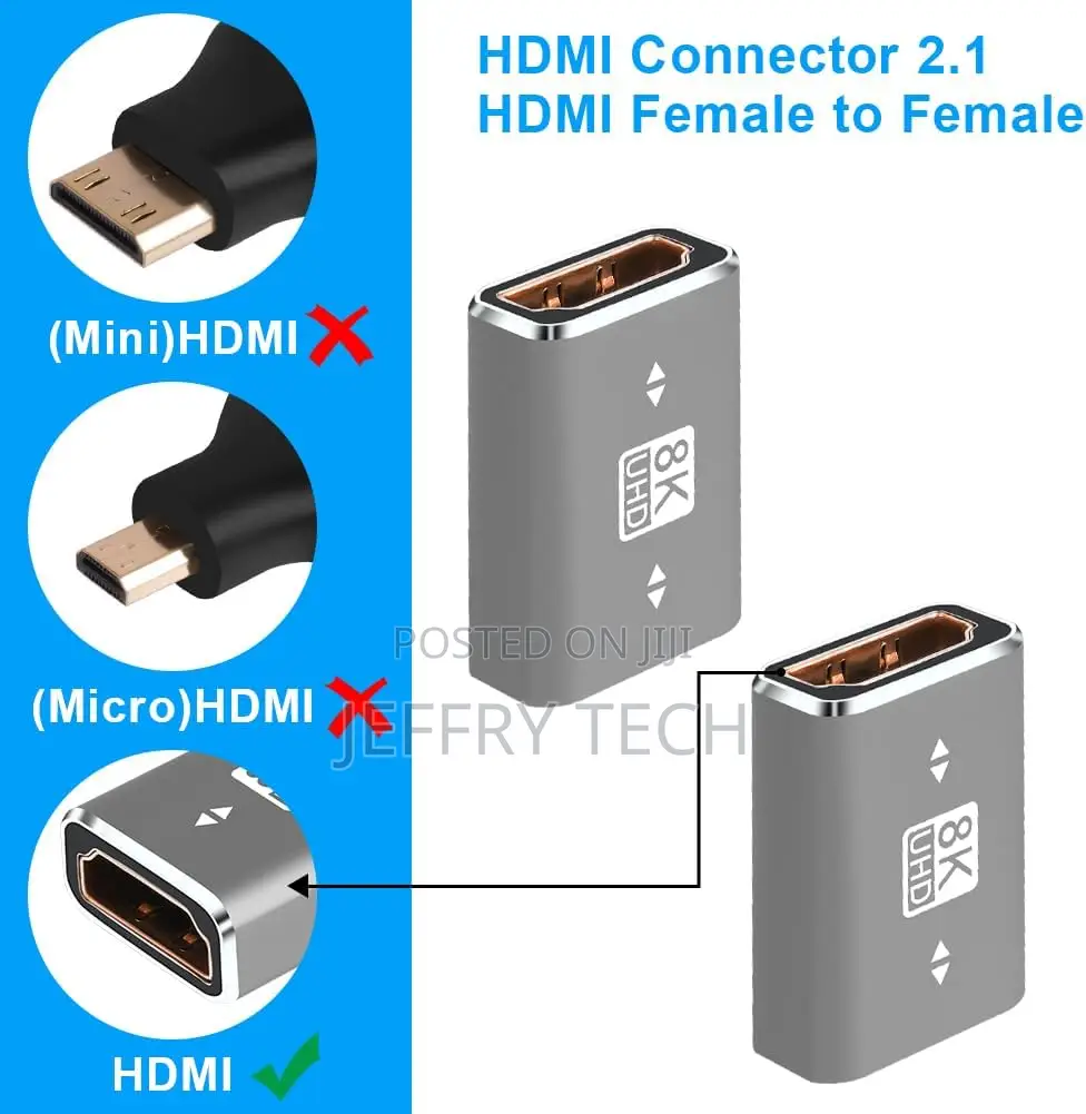 Female to Hdmi Female Compatible With Hdmiextension Cable / at 60hz,