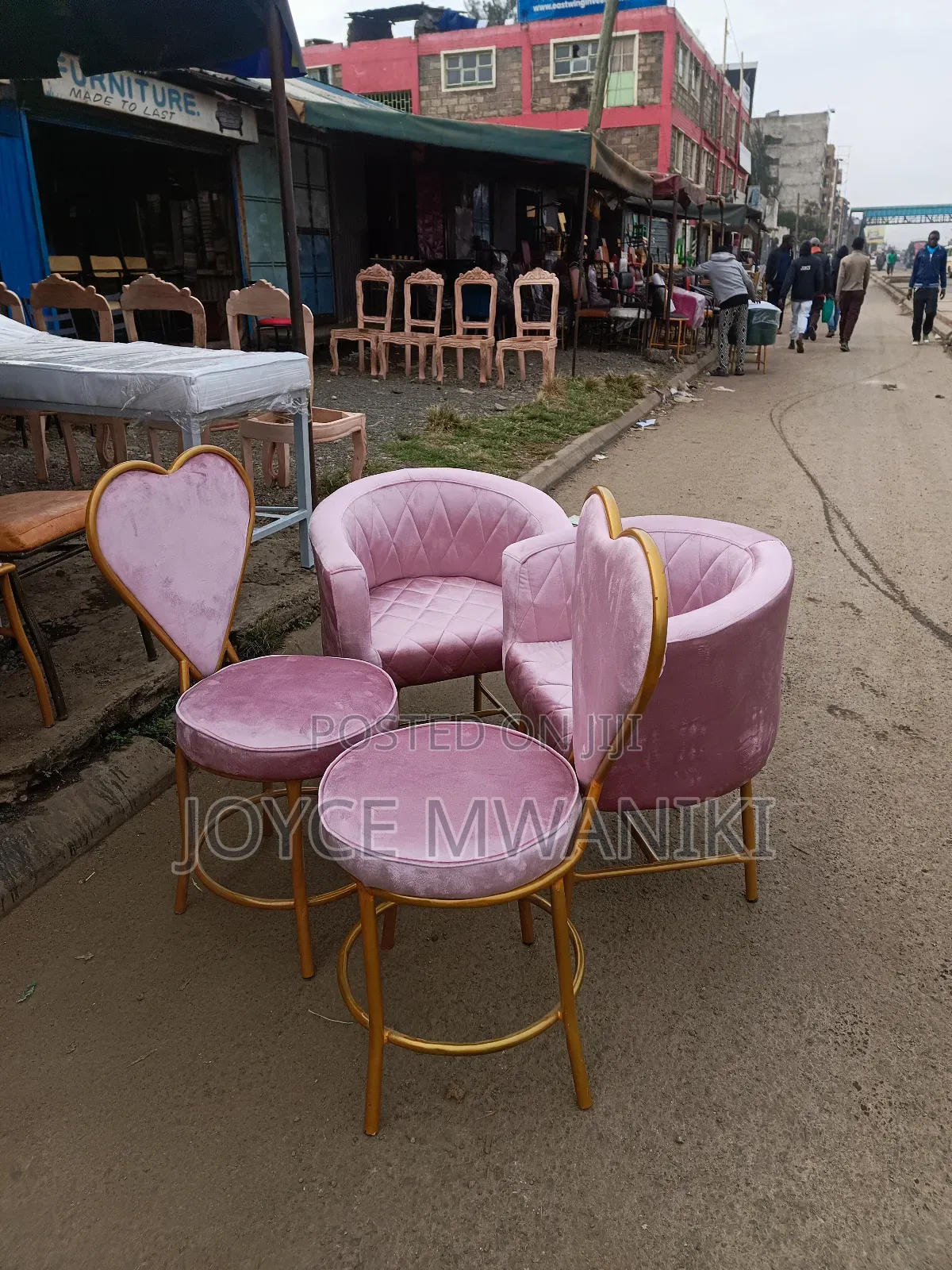 4 Assorted Technician and Clients Manicure Chairs