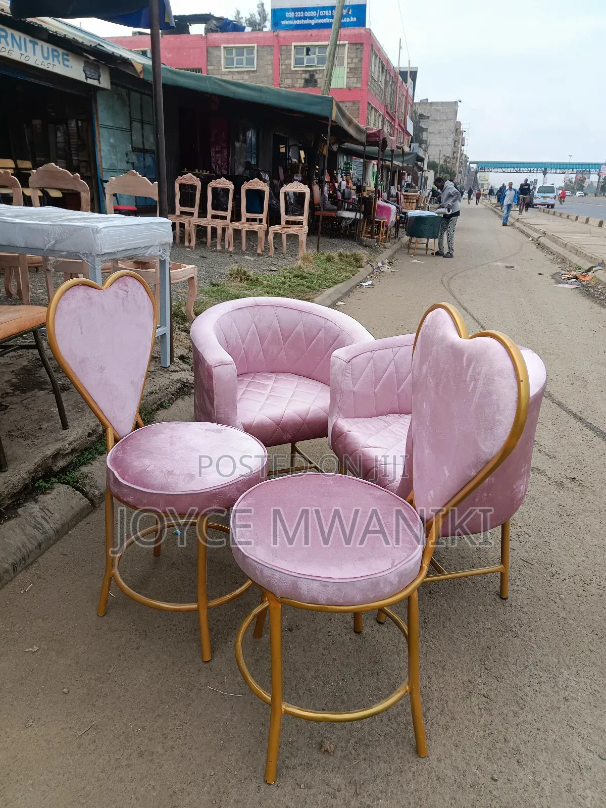 4 Assorted Technician and Clients Manicure Chairs