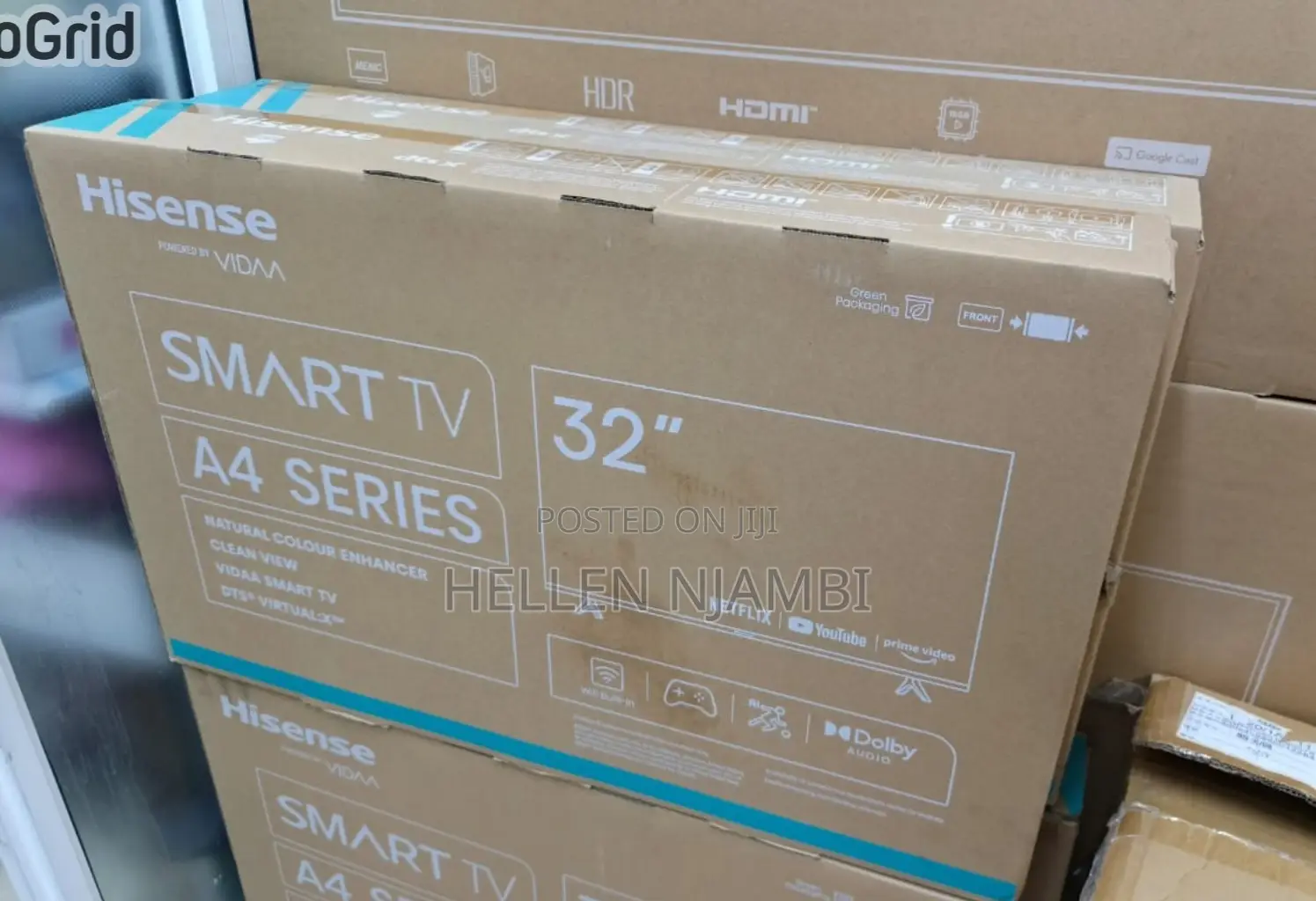 Hisense 32a4kken,32"Inch Smart Tv-Netflix Youtube Dolby Audio Tv