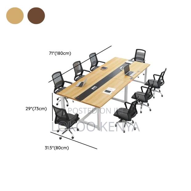 Office Table : 2.4 Meter Formal Conference Table - thumbnail 2