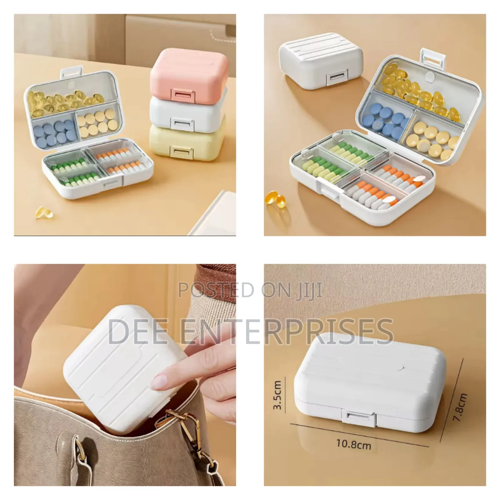 7-Grid Portable Pill Box