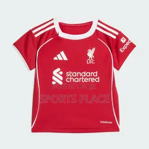 New Liverpool Adidas Kid's Jerseys 2025-26 Kits