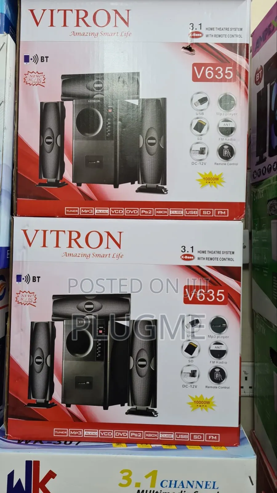 3.1ch Vitron V635 Subwoofer Sound System