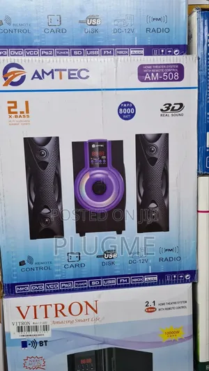 2.1ch Amtec 508 Subwoofer Sound System