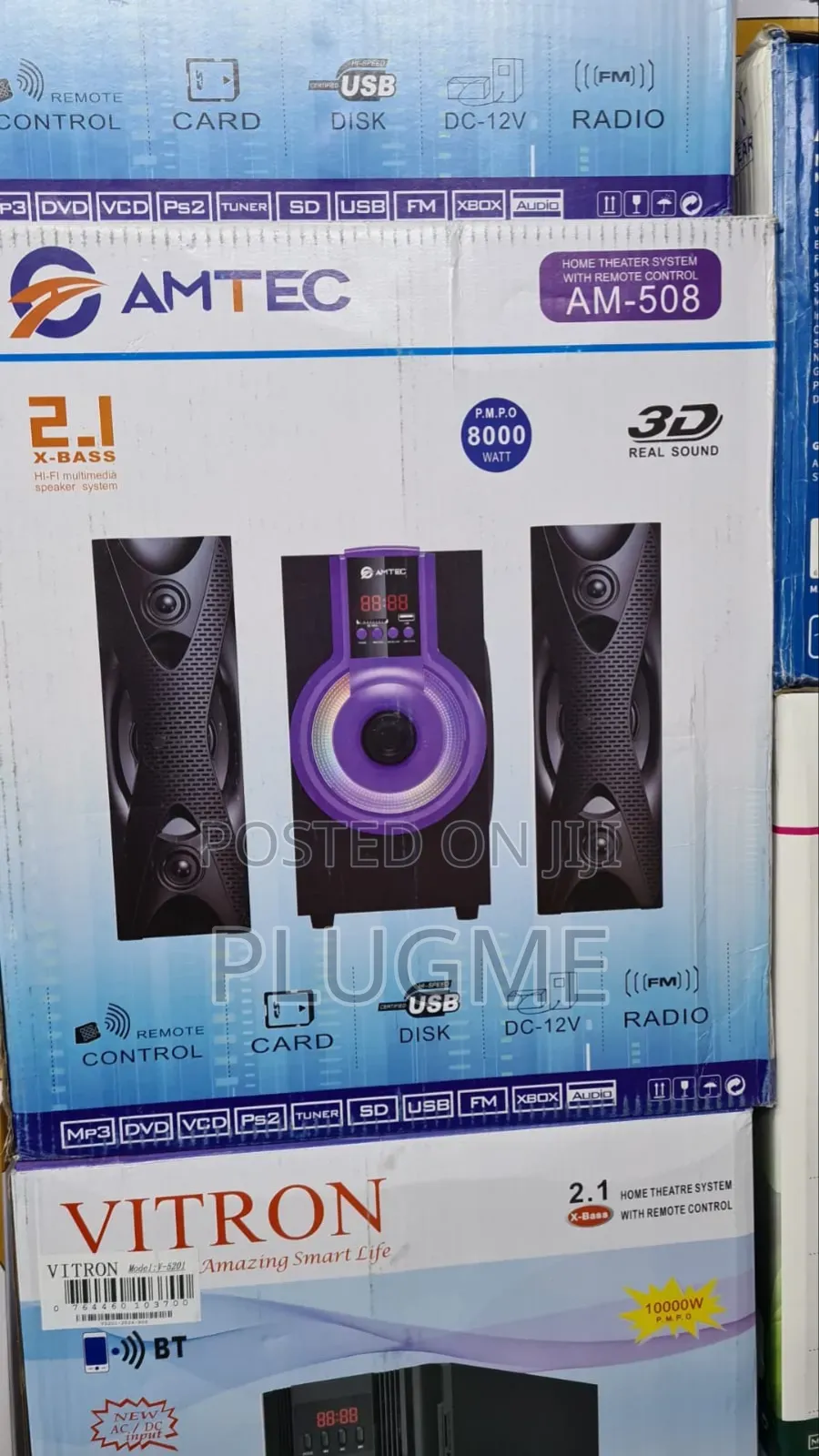 2.1ch Amtec 508 Subwoofer Sound System