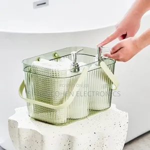 Transparent Bathroom Drain Basket/Organizer