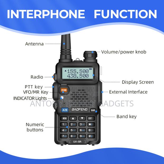 Professional Baofeng Uv-5r Dual Band 5w Handheld Radio - thumbnail 2