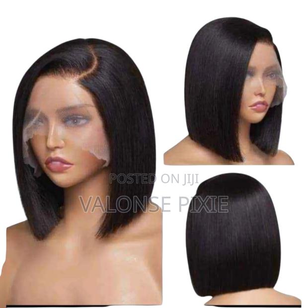 Semi Human Bob Wig - main view