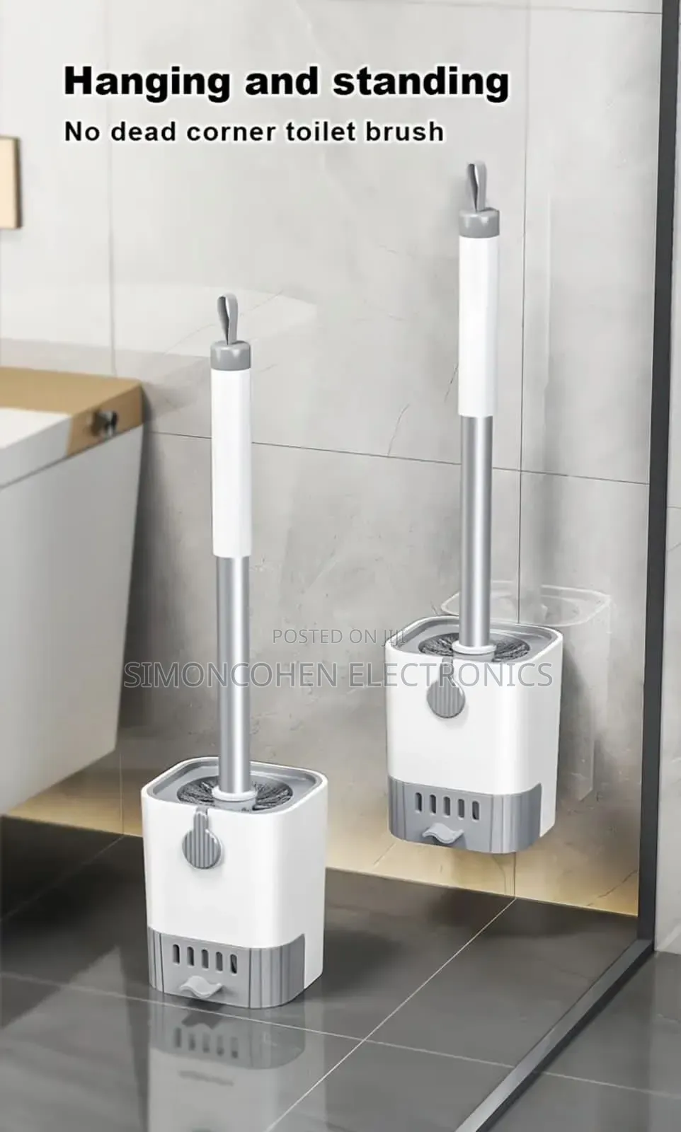 Wall Mounted Long Handle Toilet Cleaning Brush