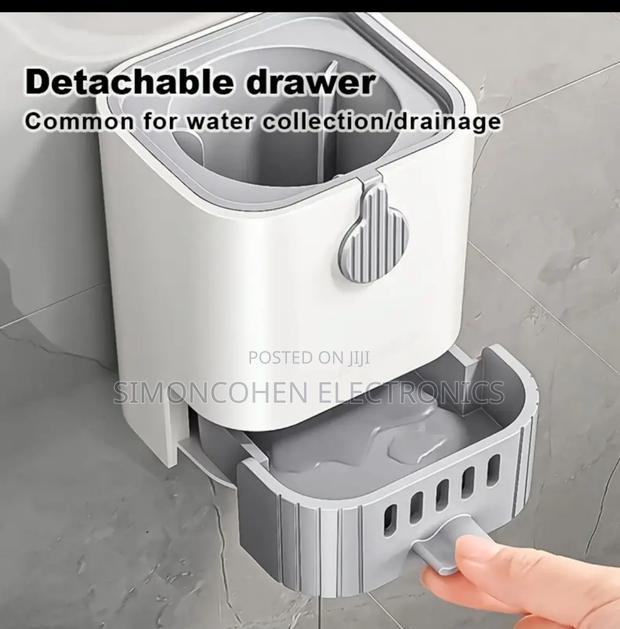 Wall Mounted Long Handle Toilet Cleaning Brush - thumbnail 2
