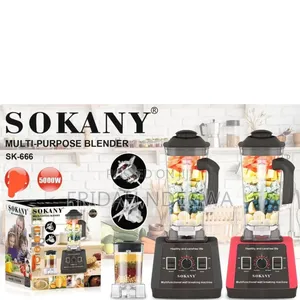 *2 in 1 Sokany Commercial Blender