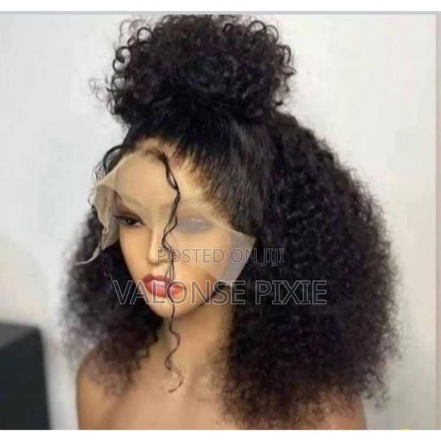 Human Hair Water Curl Wig