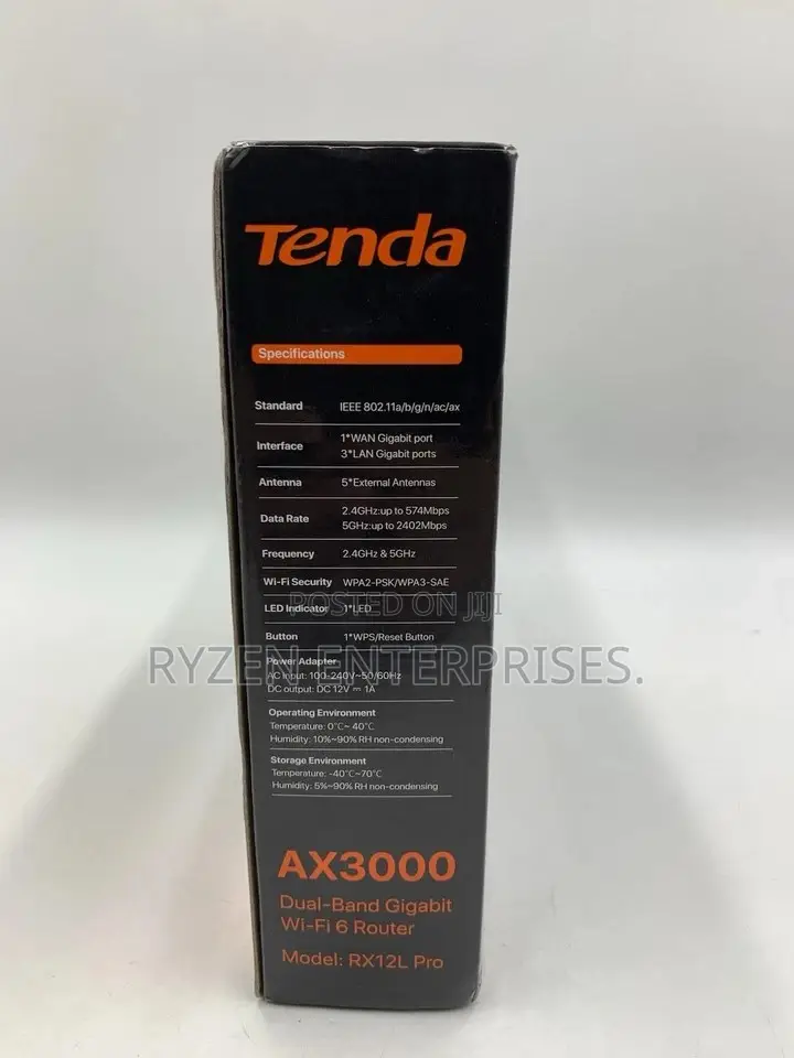 Tenda Wifi 6 Tx12l Pro Router