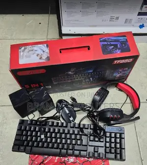 Wired Tf850 Gaming Keyboard Mouse and Gaming Headset and Speaker Mouse
