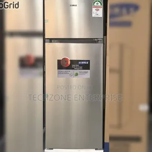 Ecomax 230 Litres Dark Silver 2 Double Door Refrigerator 