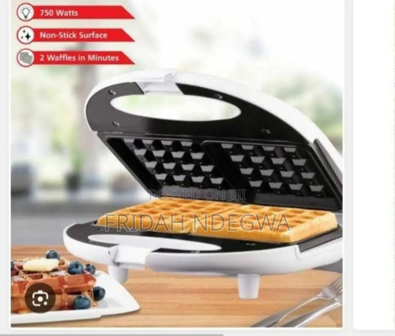 Reki 2slice Waffle Maker