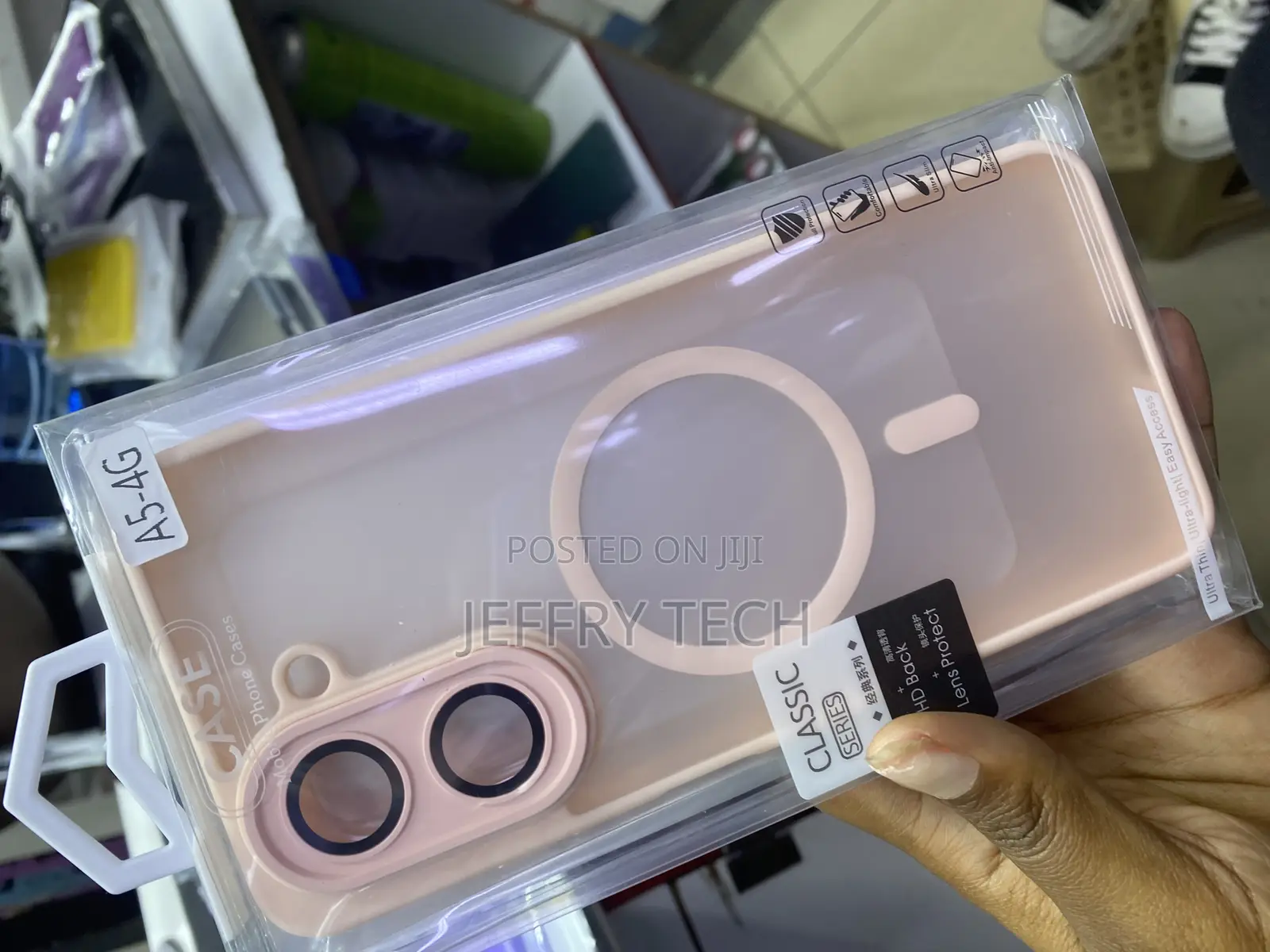 Kethan Magnetic Case for Oppo A5 4g Translucent Matte Back Cover