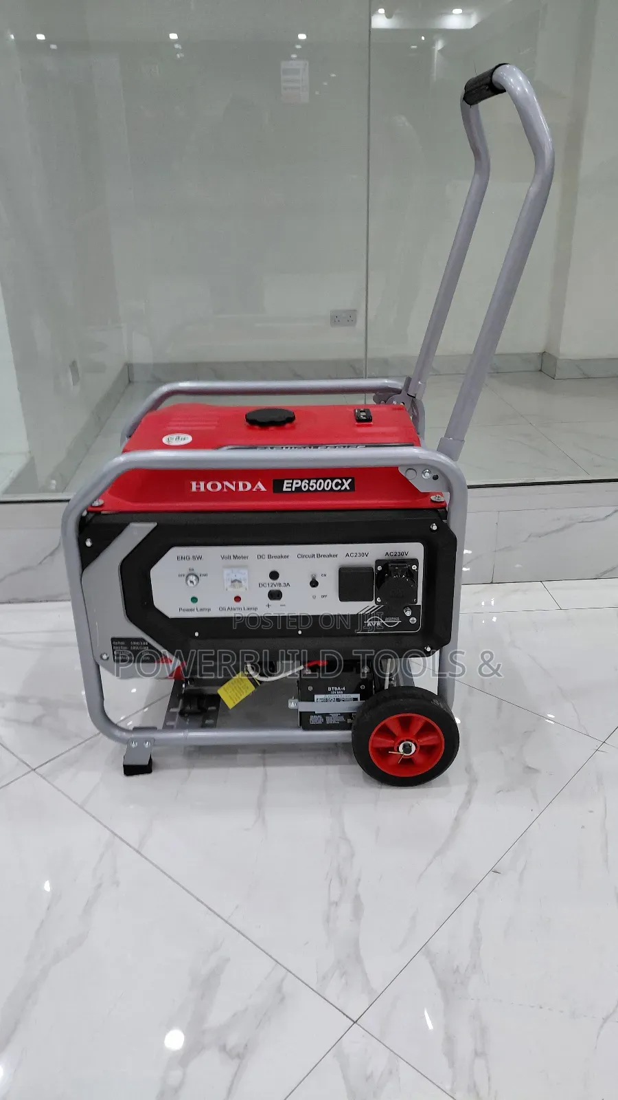 Honda 7kva Petrol Powered Keystart Generator