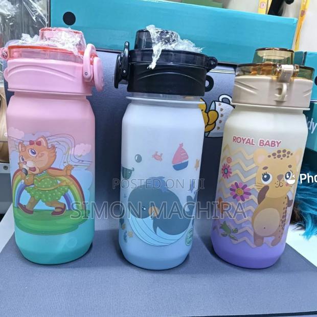 Kids Cartoon Water Bottle 450ml - thumbnail 2