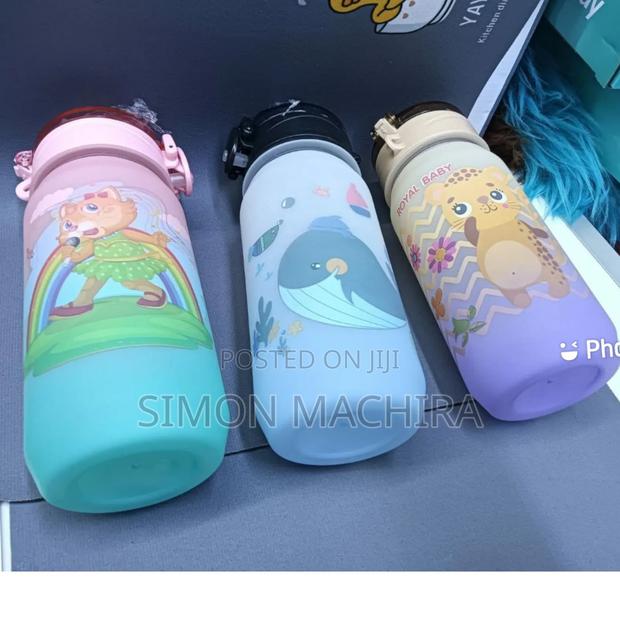Kids Cartoon Water Bottle 450ml - thumbnail 3