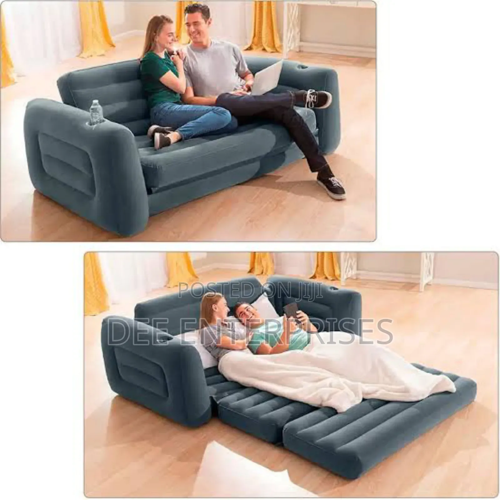 3 Seater Intex Inflatable Pull-Out Sofa