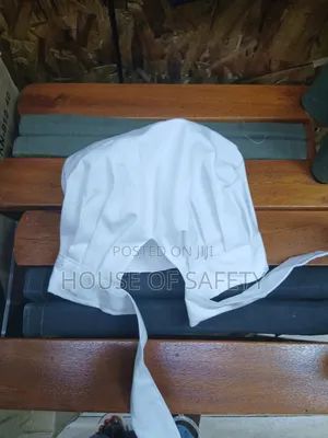 White Chef Hats With Back Straps