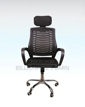 Ergonomic Secretarial Mesh Chair — Ideal for Long Zoom Sessions