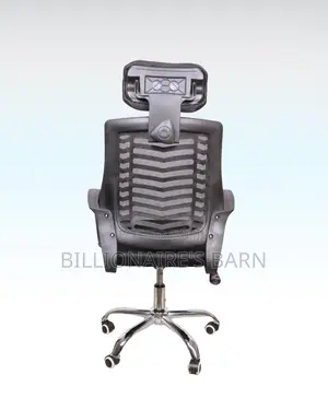 Ergonomic Secretarial Mesh Chair — Ideal for Long Zoom Sessions