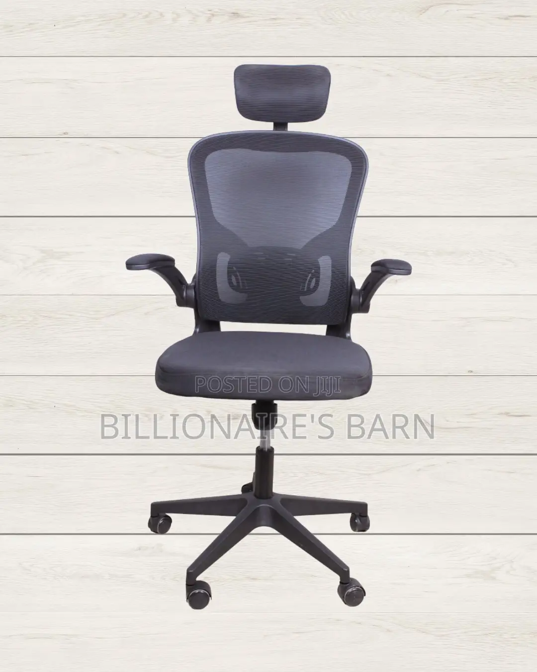 Grey Ergonomic Office Chair (Quiet-Roll) — Restocked!