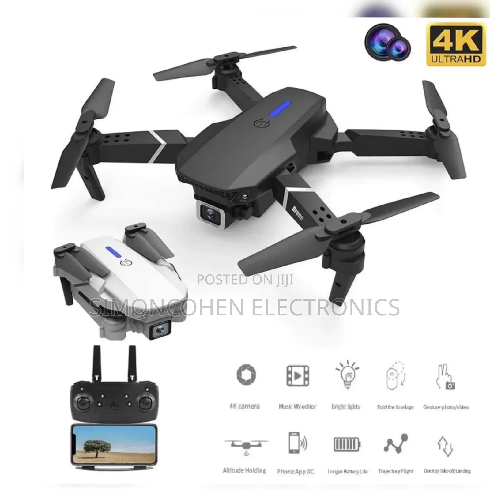 Rotation Foldable Aerial Camera Rc Drone
