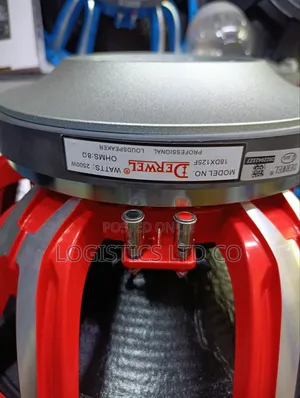 Derwel 18dx125f 2500w 18inch Bass Speaker Red Speaker