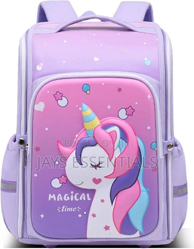 Cartoon Trolley Rolling School Bag - thumbnail 3