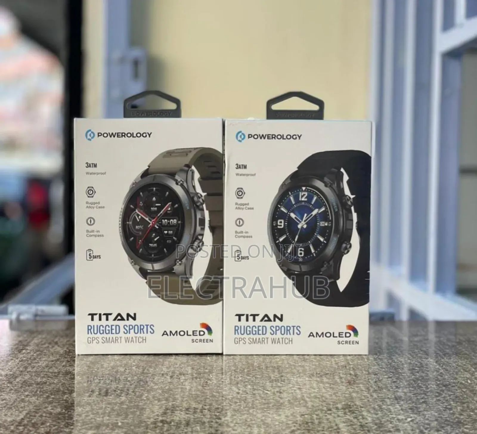 Powerology Titan Rugged Sports Watch New Sealed