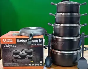 Great Star Non-Stick Sufuria Cookware Set – Tc Model 14 Pieces