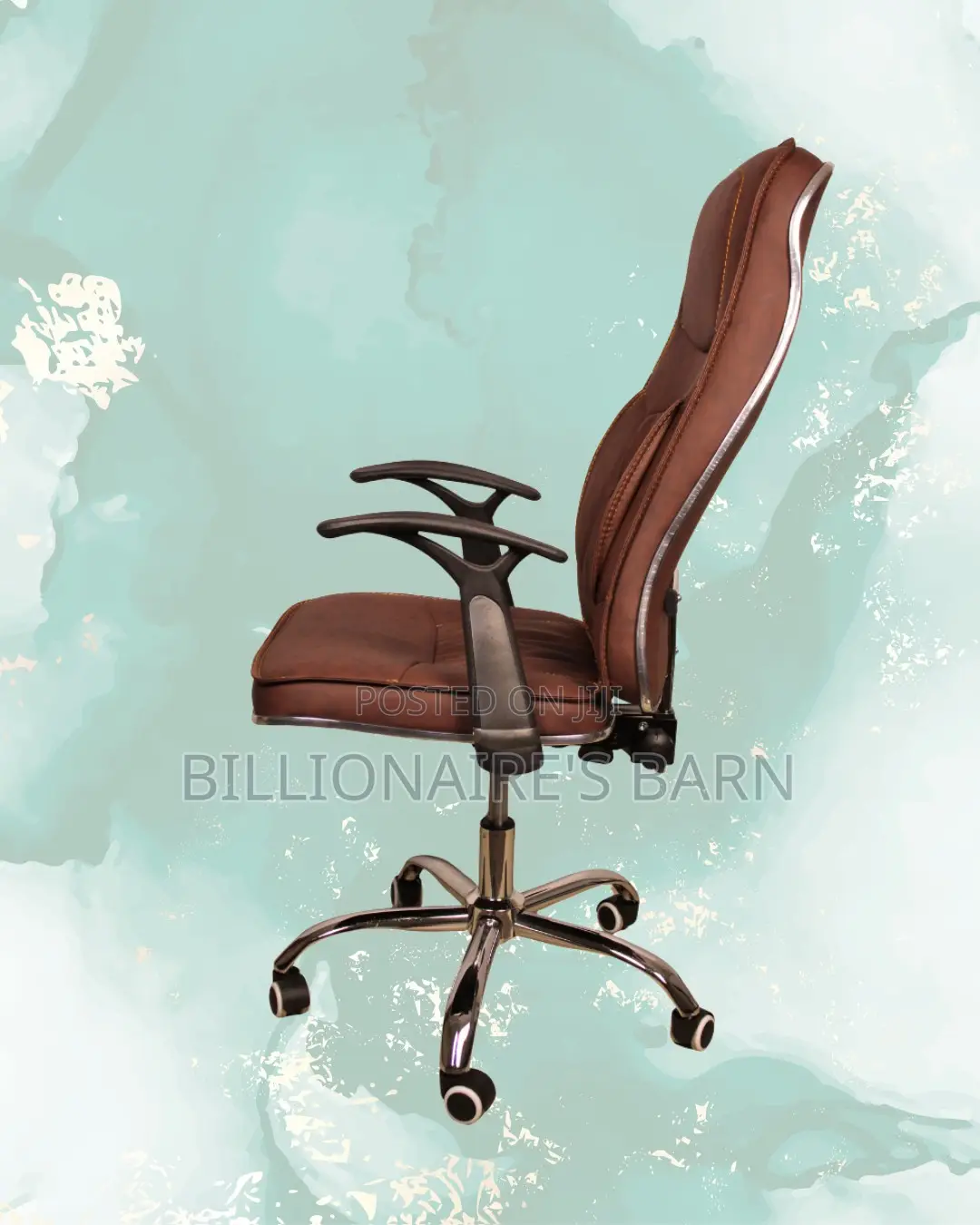Ergonomic Executive Leather Chair (Quiet-Roll) — Limited Stock