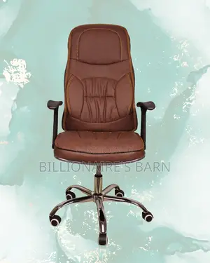 Ergonomic Executive Leather Chair (Quiet-Roll) — Limited Stock
