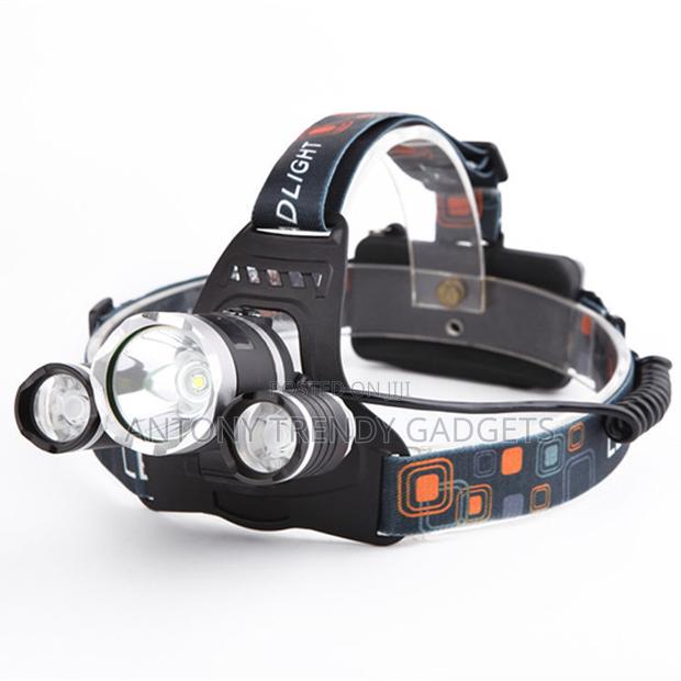 Waterproof Rechargeable Led Headlamp With 4 Light Modes - main view