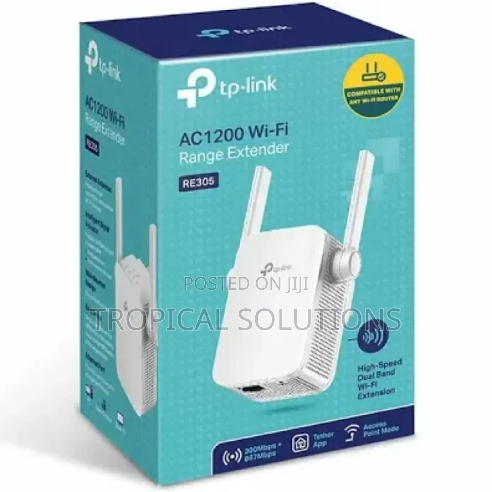 Tp-Link Ac 1200 Tl-Re305 Wireless N Wall Plugged Tl-Re305